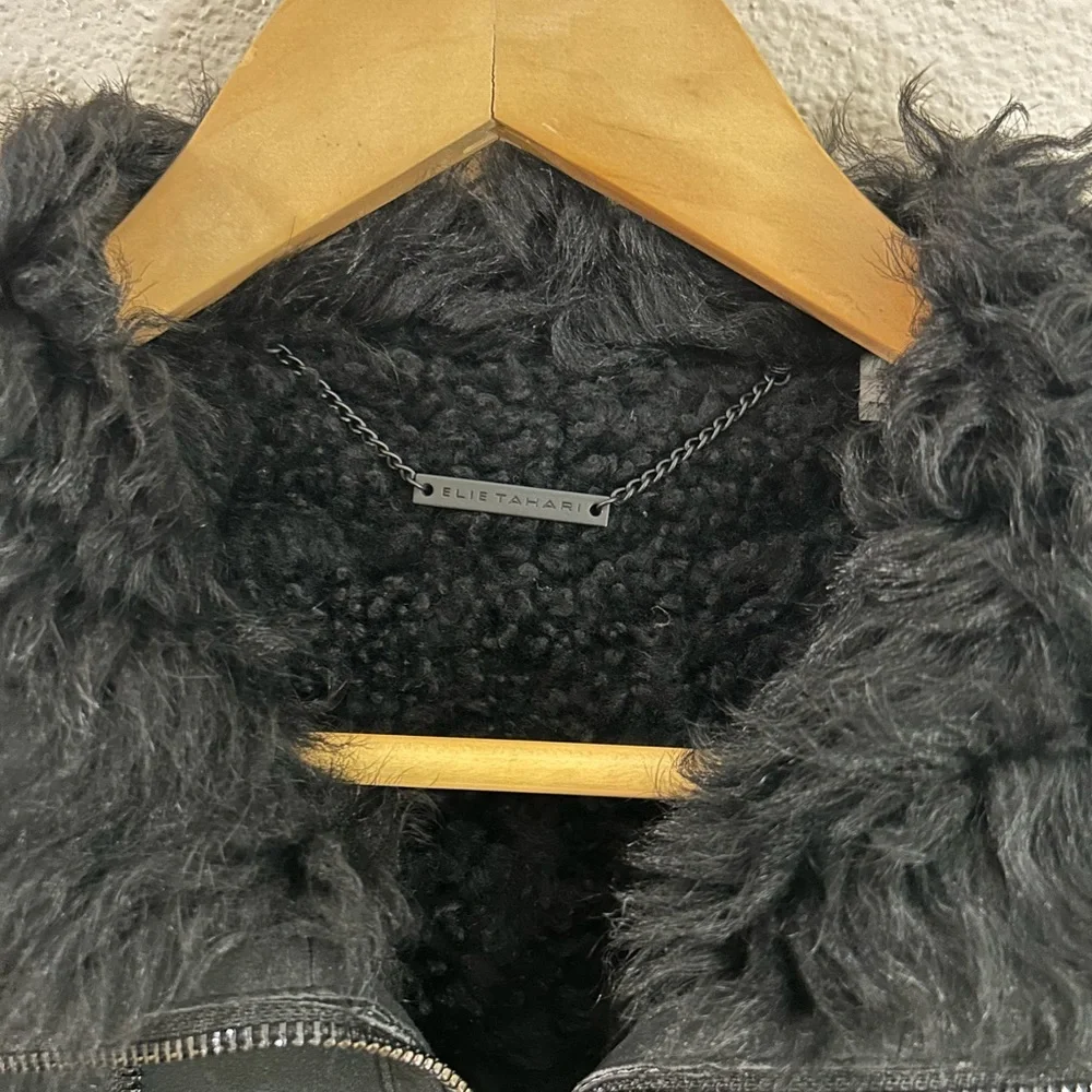 Elie Tahari lambskin jacket - Picture 2 of 4